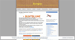 Desktop Screenshot of buntglas.wordpress.com