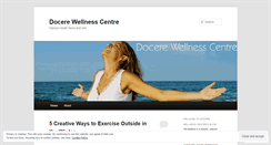 Desktop Screenshot of docerewellness.wordpress.com