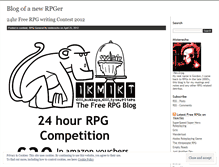 Tablet Screenshot of new2rpg.wordpress.com