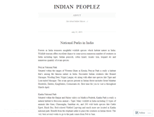 Tablet Screenshot of indianpeoplez.wordpress.com