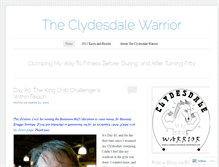 Tablet Screenshot of clydesdalewarrior.wordpress.com