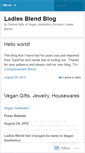 Mobile Screenshot of ladiesblendblog.wordpress.com