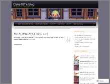 Tablet Screenshot of cake101.wordpress.com