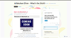 Desktop Screenshot of batuhane.wordpress.com