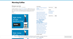 Desktop Screenshot of morningcoffee.wordpress.com
