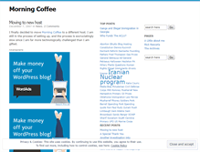 Tablet Screenshot of morningcoffee.wordpress.com
