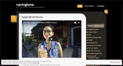 Desktop Screenshot of naningisme.wordpress.com