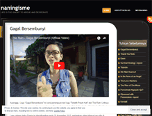 Tablet Screenshot of naningisme.wordpress.com