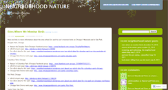 Desktop Screenshot of neighborhoodnature.wordpress.com