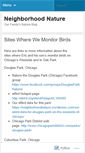 Mobile Screenshot of neighborhoodnature.wordpress.com