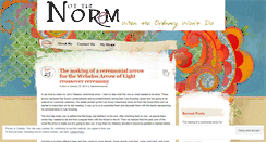 Desktop Screenshot of notthenorem.wordpress.com