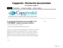 Tablet Screenshot of capgeminidoc.wordpress.com