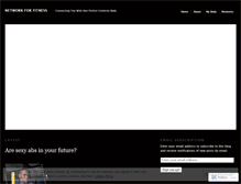 Tablet Screenshot of networkforfitness.wordpress.com