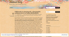 Desktop Screenshot of jatekokjatekok.wordpress.com
