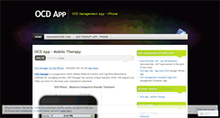 Desktop Screenshot of ocdapp.wordpress.com