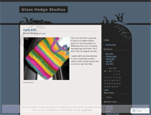 Tablet Screenshot of glasshedge.wordpress.com
