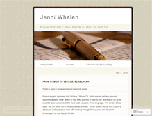 Tablet Screenshot of jenniwhalen.wordpress.com