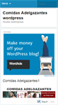 Mobile Screenshot of comidasadelgazantes.wordpress.com