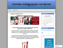 Tablet Screenshot of comidasadelgazantes.wordpress.com