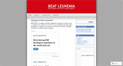 Desktop Screenshot of beatleukemiaes.wordpress.com