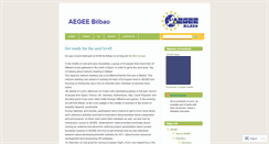 Desktop Screenshot of aegeebilbao.wordpress.com