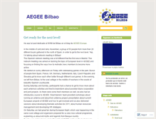 Tablet Screenshot of aegeebilbao.wordpress.com