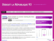 Tablet Screenshot of deboutlarepublique93.wordpress.com