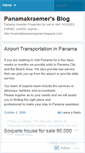 Mobile Screenshot of panamakraemer.wordpress.com