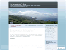Tablet Screenshot of panamakraemer.wordpress.com
