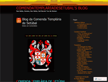 Tablet Screenshot of comendatemplariadesetubal.wordpress.com