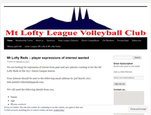 Tablet Screenshot of mtloftyvolleyball.wordpress.com