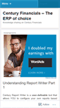 Mobile Screenshot of centuryfinancials.wordpress.com