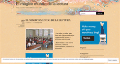 Desktop Screenshot of elmagicomundodelalectura.wordpress.com