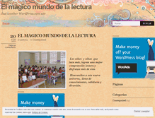 Tablet Screenshot of elmagicomundodelalectura.wordpress.com