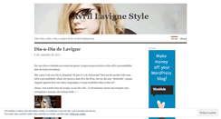 Desktop Screenshot of lavignestyle.wordpress.com