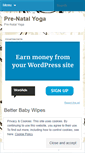 Mobile Screenshot of pregnantyogamoms.wordpress.com