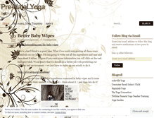 Tablet Screenshot of pregnantyogamoms.wordpress.com