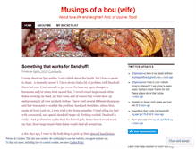 Tablet Screenshot of musingsofabou.wordpress.com
