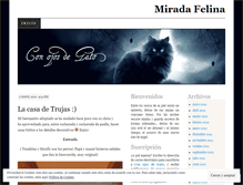 Tablet Screenshot of miradafelina.wordpress.com