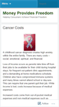 Mobile Screenshot of moneyprovidesfreedom.wordpress.com