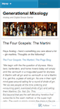 Mobile Screenshot of genmixology.wordpress.com