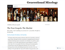 Tablet Screenshot of genmixology.wordpress.com