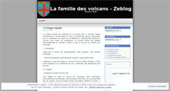 Desktop Screenshot of lafamilledesvolcans.wordpress.com