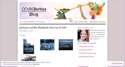 Desktop Screenshot of ooakbarbies.wordpress.com
