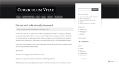 Desktop Screenshot of curriculumvitiate.wordpress.com