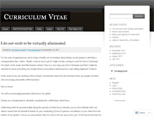 Tablet Screenshot of curriculumvitiate.wordpress.com