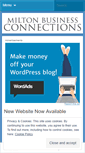 Mobile Screenshot of miltonbizconnects.wordpress.com