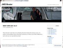 Tablet Screenshot of jwdboater.wordpress.com