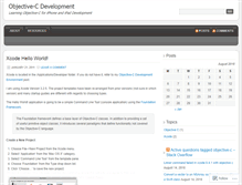 Tablet Screenshot of objectivecdev.wordpress.com