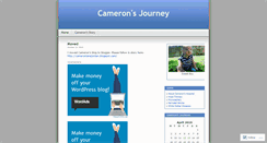 Desktop Screenshot of cameronjordan.wordpress.com